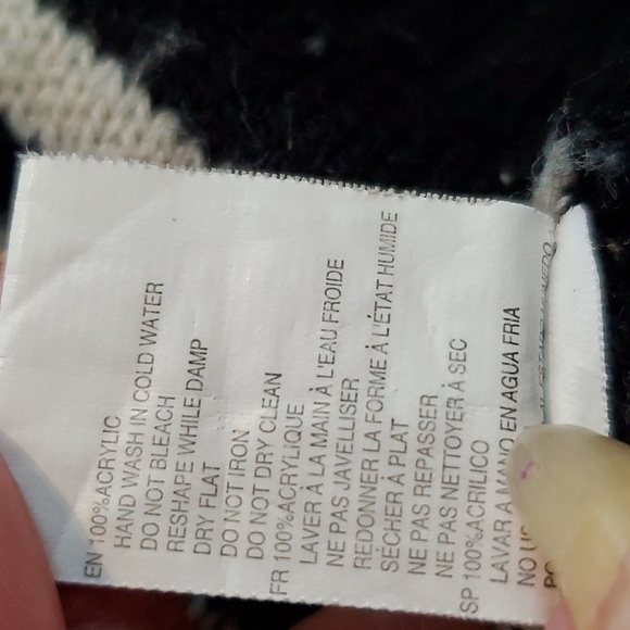 RD Style- Womens Black/Cream Skull Open Cardigan Goth Grunge Punk Sz.Medium - Picture 7 of 7